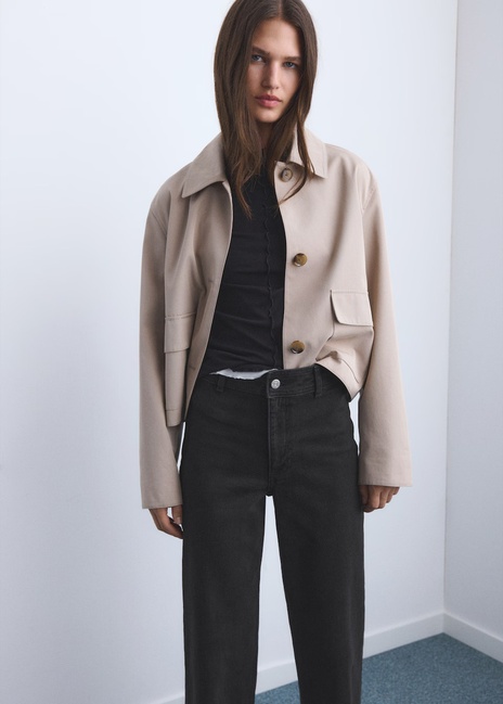 Фото ракурс 4 - Женские черные джинсы Mango артикул 17014427 TN 1 season