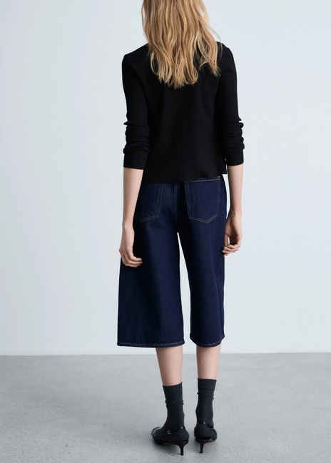 Фото ракурс 2 - Жіночий чорний кардиган Mango артикул 87054074 99 8 season