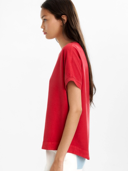 Фото ракурс 3 - Жіноча червона блузка Parfois артикул 237284 _RD FW2025