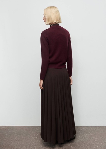 Фото ракурс 2 - Женский бордовый джемпер Mango артикул 17007792 76 1 season