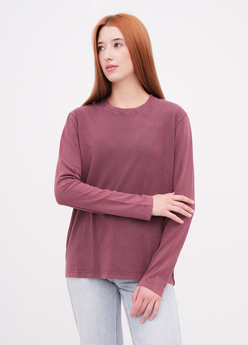 Фото ракурс 1 - Жіночий рожевий лонгслів EQUILIBRI артикул W215 029 000 Frez FW2025