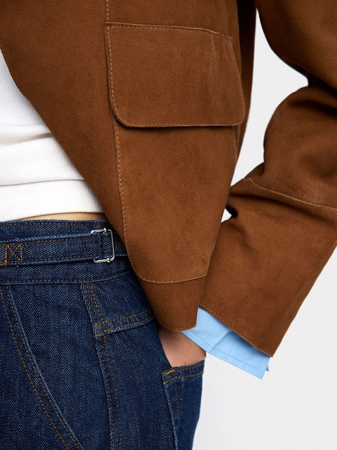 Жіночі сині джинси Parfois артикул 238114 _BL FW2025 Фото ракурс 6 - Жіночі сині джинси Parfois артикул 238114 _BL FW2025