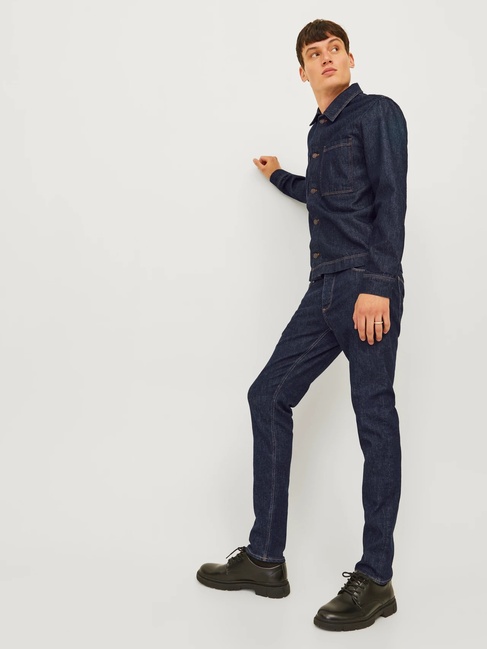 Фото ракурс 6 - Чоловічі сині джинси Jack & Jones артикул 12261862 Blue denim FW2024