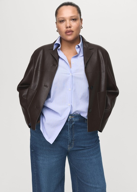 Женские синие джинсы Mango артикул 27021195 TO 2 season Фото ракурс 7 - Женские синие джинсы Mango артикул 27021195 TO 2 season