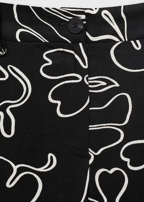 Жіночі чорні брюки Mango артикул 17021167 99 1 season Фото ракурс 4 - Жіночі чорні брюки Mango артикул 17021167 99 1 season