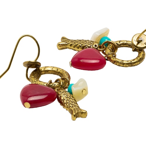 Фото ракурс 2 - Жіночі золоті сережки Parfois артикул 234928 _BM FW2025