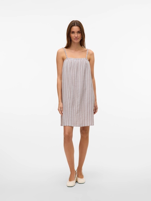 Фото ракурс 4 - Женское бежевое платье Vero Moda артикул 10325862 Moon Rock FW2025