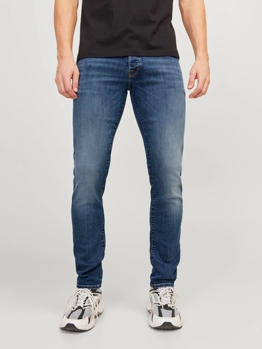 Фото ракурс 1 - Мужские синие джинсы Jack & Jones артикул 12250486 Blue denim SS2025