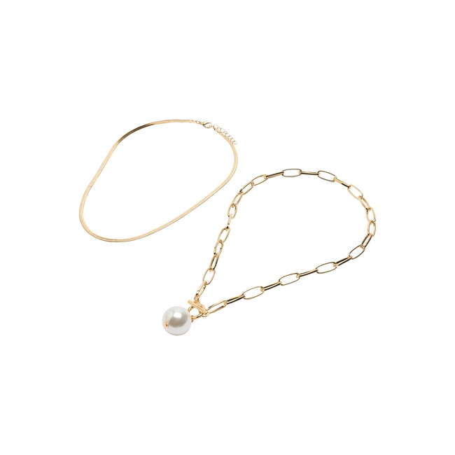 Женское золотое ожерелье Parfois артикул 239450 _PE FW2025 Фото ракурс 3 - Женское золотое ожерелье Parfois артикул 239450 _PE FW2025