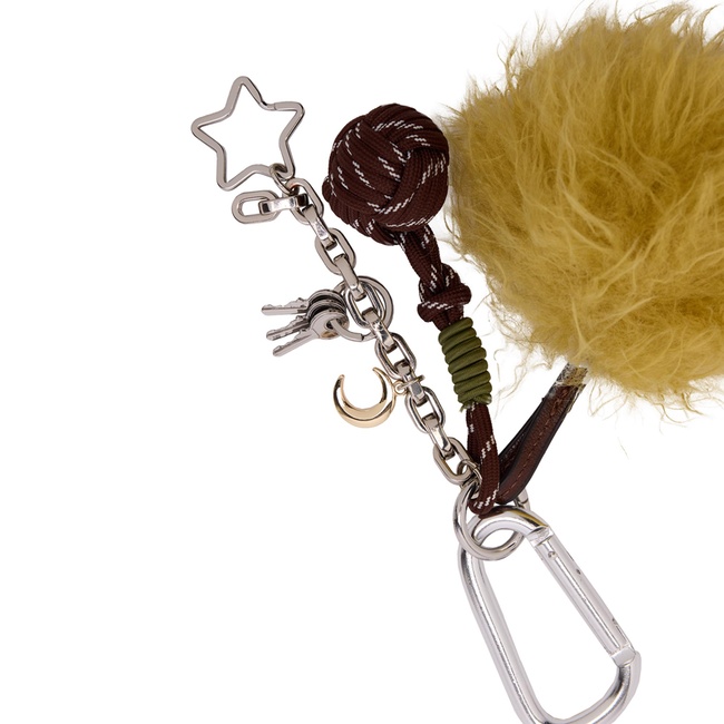 Фото ракурс 2 - Женский зеленый брелок Parfois артикул 242879 _LM SS2026