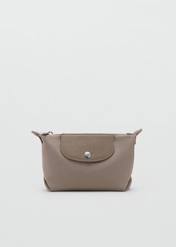 Фото ракурс 2 - Жіноча коричнева косметичка Mango артикул 17044123 TA 1 season