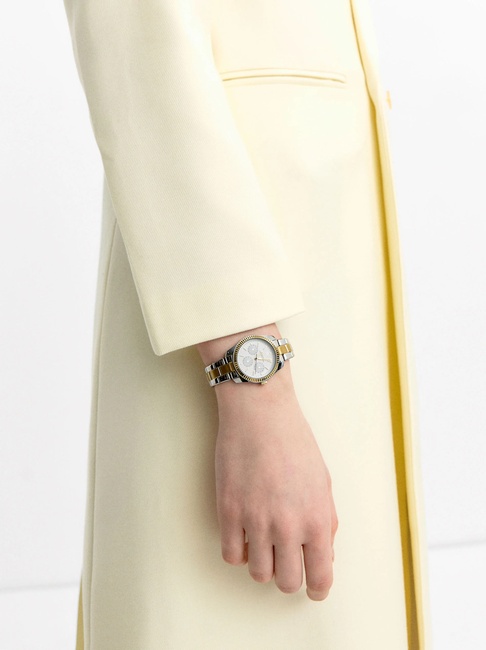 Жіночий срібний годинник Parfois артикул 231831 _MM FW2025 Фото ракурс 6 - Жіночий срібний годинник Parfois артикул 231831 _MM FW2025