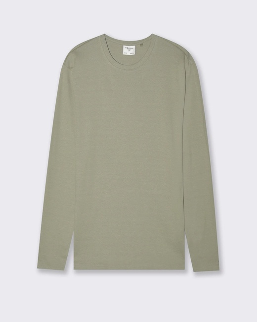 Фото ракурс 1 - Чоловічий зелений лонгслів Piazza Italia артикул 63056 SAGE GREEN FW2025