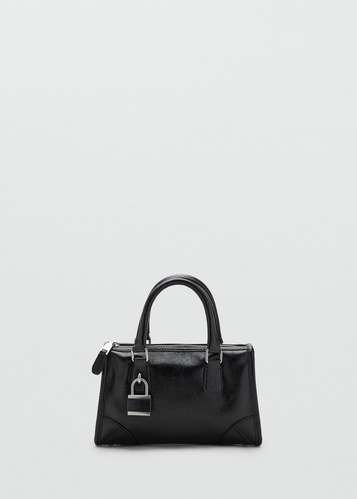 Фото ракурс 1 - Жіноча чорна сумка Mango артикул 17026354 99 1 season