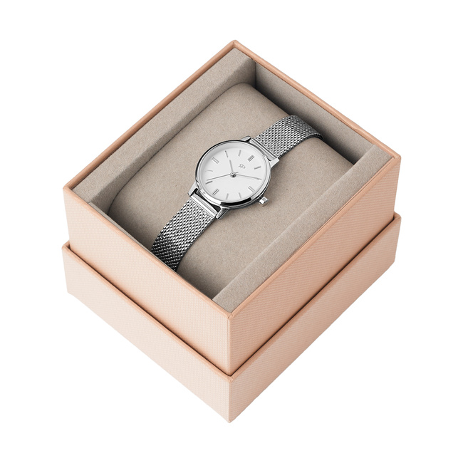 Фото ракурс 4 - Женские серебряные часы Parfois артикул 221047 _SV FW2024