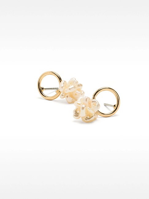 Фото ракурс 2 - Жіночі золоті сережки Parfois артикул 231609 _GD SS2025