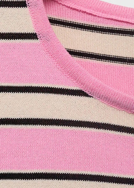 Жіночий рожевий джемпер Mango артикул 17051262 81 1 season Фото ракурс 6 - Жіночий рожевий джемпер Mango артикул 17051262 81 1 season