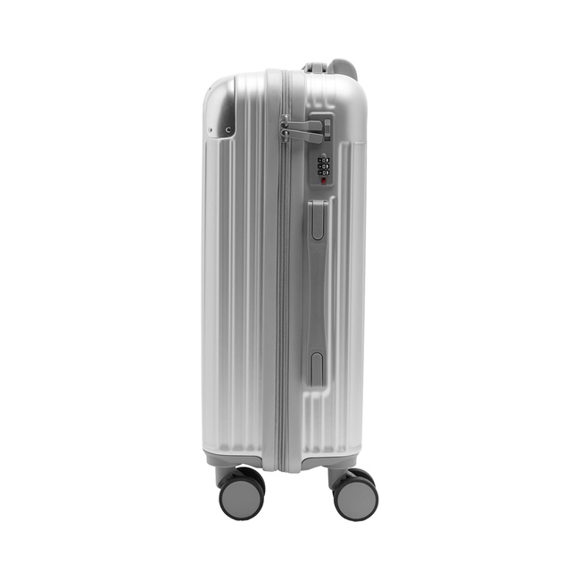 Фото ракурс 2 - Женский серебряный чемодан Parfois артикул 241296 _SV FW2025