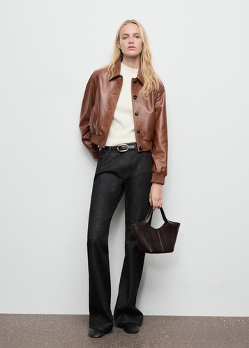 Фото ракурс 1 - Жіночі чорні джинси Mango артикул 17027815 99 1 season