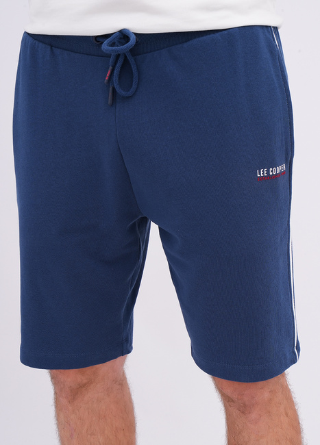 Чоловічі сині шорти Lee Cooper артикул LCM251-5032 Dark denim FW2025 Фото ракурс 1 - Чоловічі сині шорти Lee Cooper артикул LCM251-5032 Dark denim FW2025