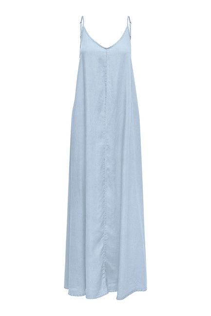 Фото ракурс 5 - Жіноча синя сукня Only артикул 15337932 LIGHT BLUE DENIM SS2025
