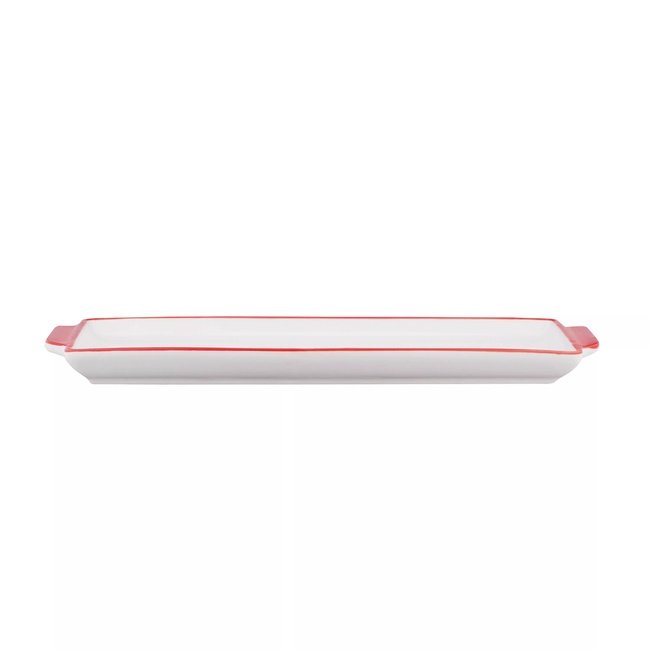 Фото ракурс 4 - Бело-красное блюдо Ardesto артикул AR3062 No color FW2025