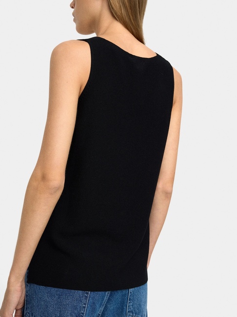 Фото ракурс 2 - Жіноча чорна блузка Parfois артикул 241610 _BK FW2025