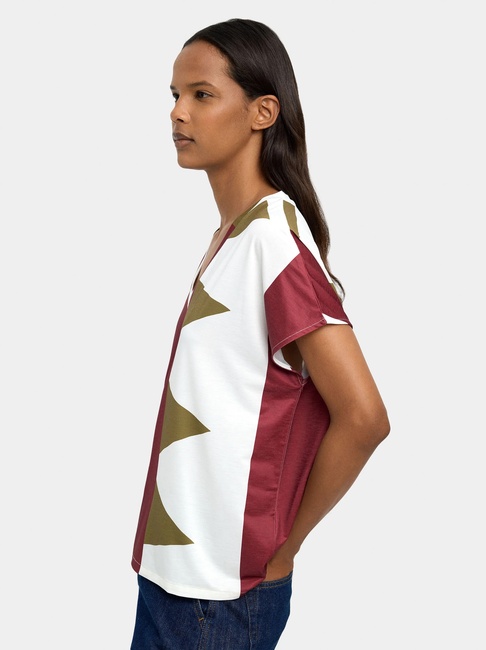 Жіноча різнокольорова блузка Parfois артикул 240931 _BU FW2025 Фото ракурс 3 - Жіноча різнокольорова блузка Parfois артикул 240931 _BU FW2025