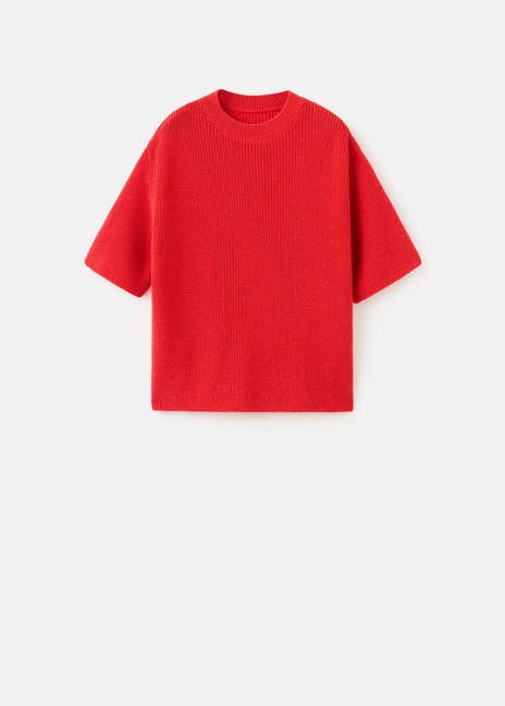 Жіночий червоний джемпер Mango артикул 27011311 70 2 season Фото ракурс 3 - Жіночий червоний джемпер Mango артикул 27011311 70 2 season