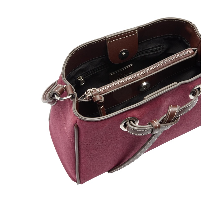 Женская бордовая сумка Parfois артикул 237233 _BU FW2025 Фото ракурс 4 - Женская бордовая сумка Parfois артикул 237233 _BU FW2025