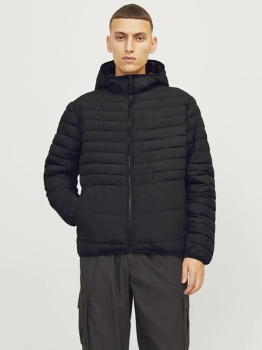 Фото ракурс 1 - Чоловіча чорна куртка Jack & Jones артикул 12256983 Black FW2024