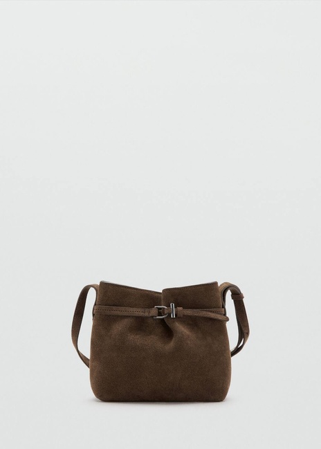 Жіноча коричнева сумка Mango артикул 27031213 30 2 season Фото ракурс 2 - Жіноча коричнева сумка Mango артикул 27031213 30 2 season