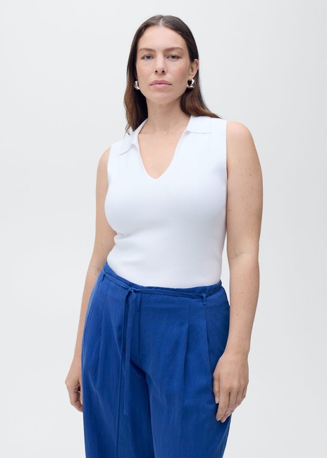 Жіночі сині брюки Mango артикул 87029067 52 8 season Фото ракурс 7 - Жіночі сині брюки Mango артикул 87029067 52 8 season