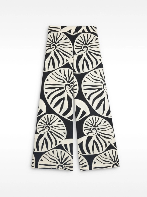 Жіночі біло-чорні штани Parfois артикул 236659 _DM FW2025 Фото ракурс 4 - Жіночі біло-чорні штани Parfois артикул 236659 _DM FW2025