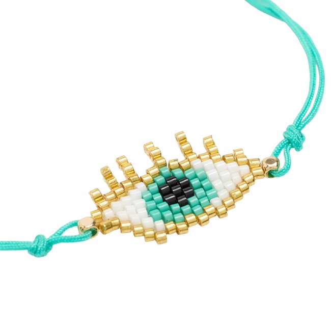 Фото ракурс 2 - Жіночий зелений браслет Parfois артикул 235070 _GN FW2025