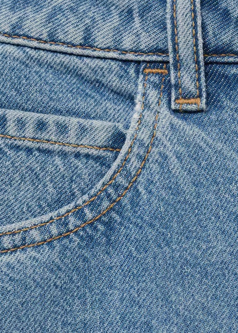 Жіночі сині шорти Mango артикул 17071518 TM 1 season Фото ракурс 7 - Жіночі сині шорти Mango артикул 17071518 TM 1 season