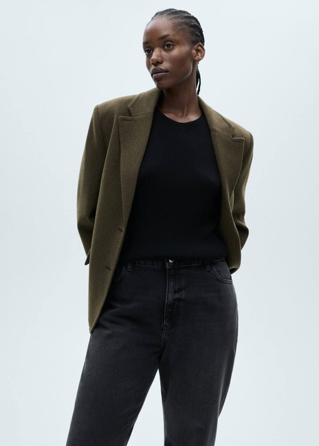 Фото ракурс 7 - Женские черные джинсы Mango артикул 87010255 TN 8 season