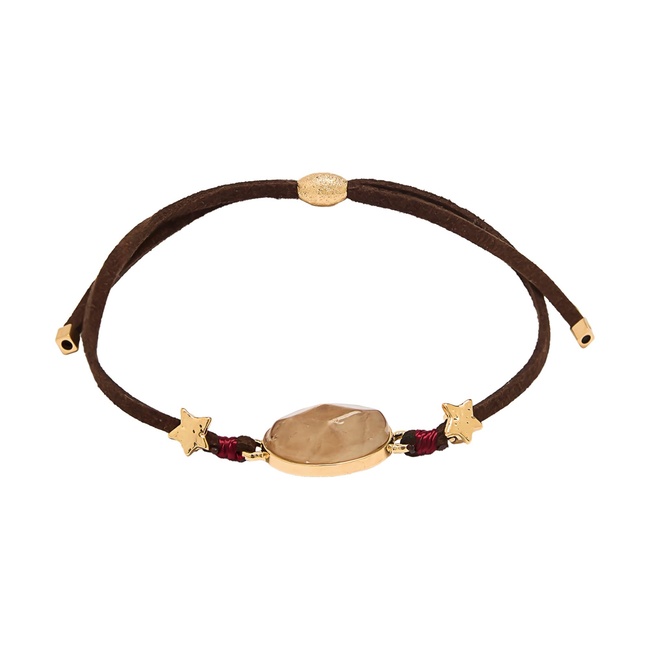 Фото ракурс 1 - Женский бордовый браслет Parfois артикул 240857 _MI FW2025