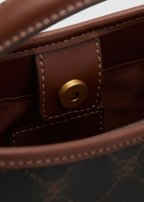 Фото ракурс 4 - Женская коричневая сумка Mango артикул 17042925 30 1 season