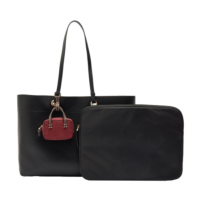 Фото ракурс 3 - Женская черная сумка Parfois артикул 237159 _BK FW2025