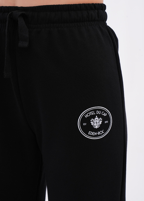 Фото ракурс 4 - Женские черные штаны EQUILIBRI артикул W265 004 000 Black FW2025