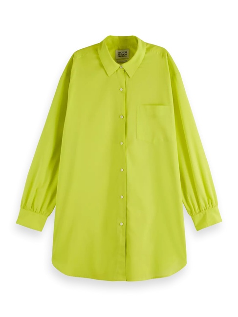 Фото ракурс 5 - Жіноча зелена сорочка SCOTCH & SODA артикул U9B00628T U738 SS2025