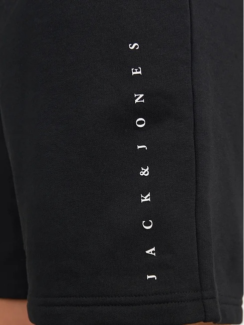 Чоловічі чорні шорти Jack & Jones артикул 12248831 Black SS2025 Фото ракурс 5 - Чоловічі чорні шорти Jack & Jones артикул 12248831 Black SS2025