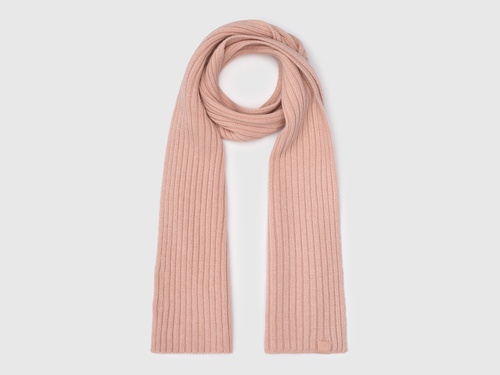 Фото ракурс 1 - Рожевий шарф Benetton для хлопчиків артикул 126WGU005.P 12U 25A