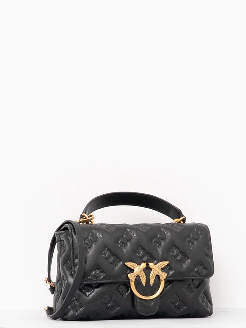 Жіноча чорна сумка Pinko артикул 100043-A2JX Z99Q FW2025 Фото ракурс 3 - Жіноча чорна сумка Pinko артикул 100043-A2JX Z99Q FW2025