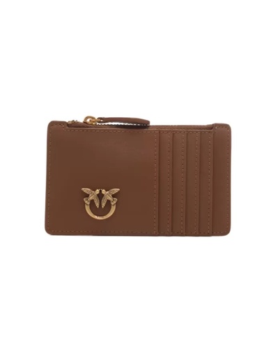 Фото ракурс 1 - Женский коричневый кошелёк Pinko артикул 100251-A0F1 L74Q FW2025