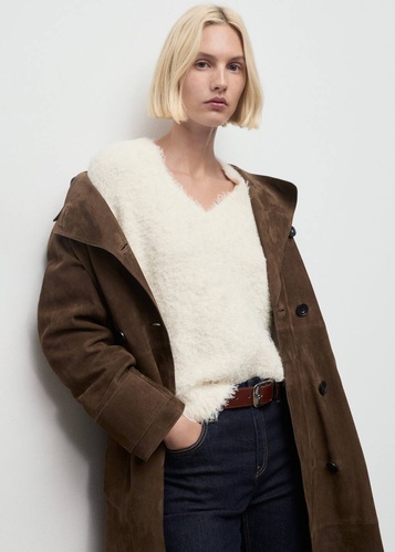 Фото ракурс 1 - Жіночий молочний джемпер Mango артикул 17007820 05 1 season