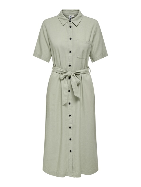 Фото ракурс 3 - Жіноча зелена сукня Only артикул 15338884 Tea SS2025