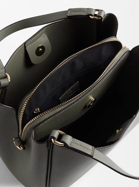 Фото ракурс 4 - Женская зеленая сумка Parfois артикул 228639 _KK SS2025