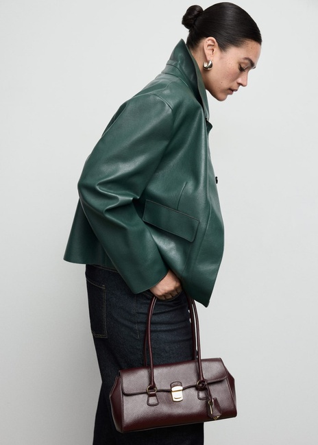 Фото ракурс 7 - Жіноча зелена куртка Mango артикул 17094433 43 1 season